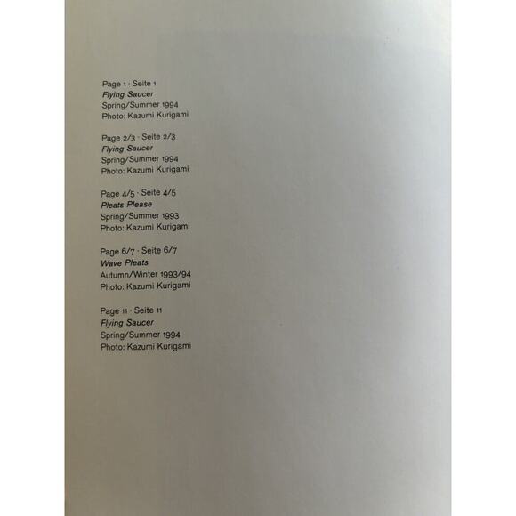 Issey Miyake by Mark Holborn 1995 Trade Paperback Taschen 1st. Edition - Picture 4 of 12